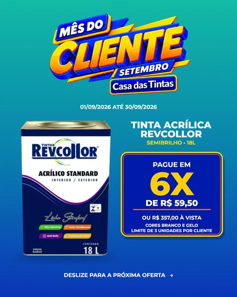 Revcollor — Mês do Cliente, Casa das Tintas